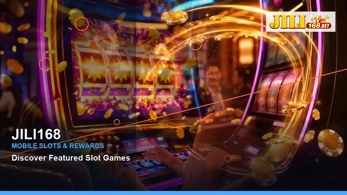 JILI168 high-energy reels casino bonus games in a left-diagonal layout for Philippine players