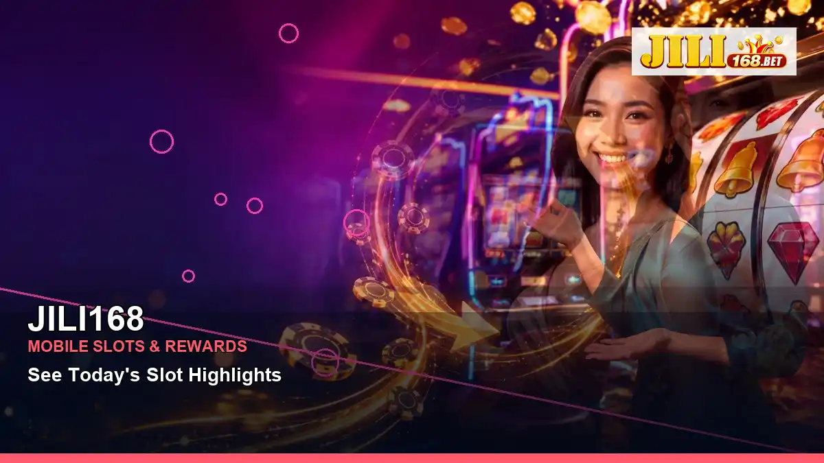 JILI168 wide-action neon jackpot slot games highlighting mobile-friendly casino play